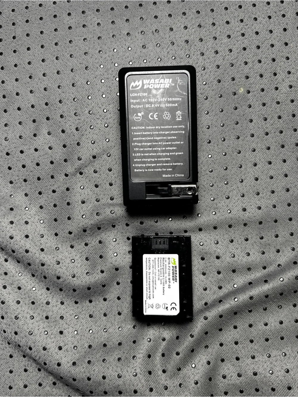 Wasabi Power NP-FZ100 Battery & Charger Set for Sony Cameras